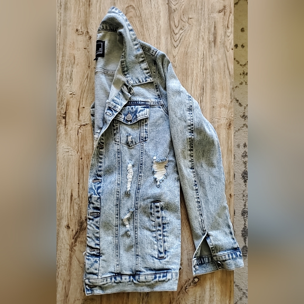 Distressed Denim Jacket